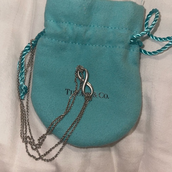 Tiffany & Co. Silver Infinity Necklace